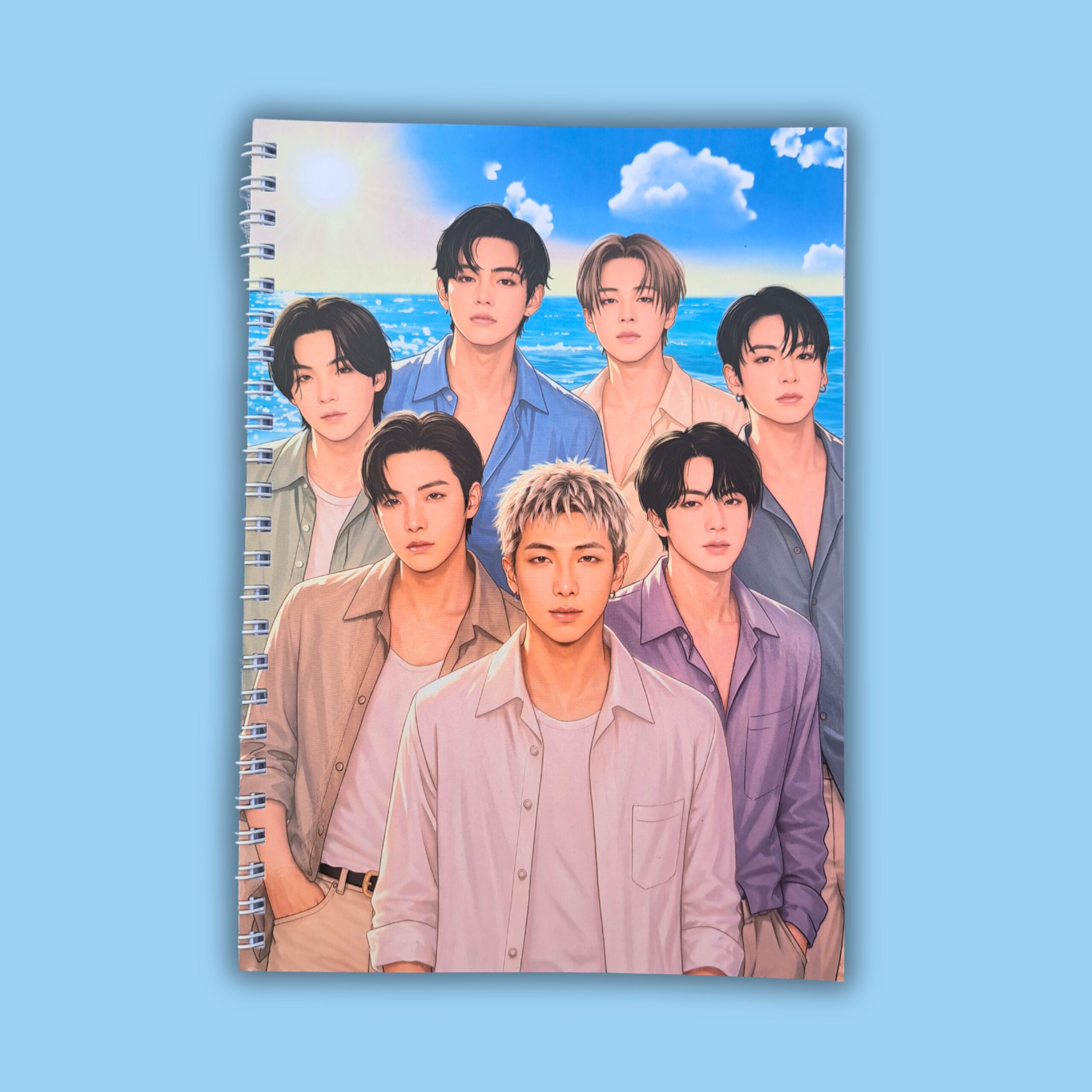 K-pop zápisník BTS Summer