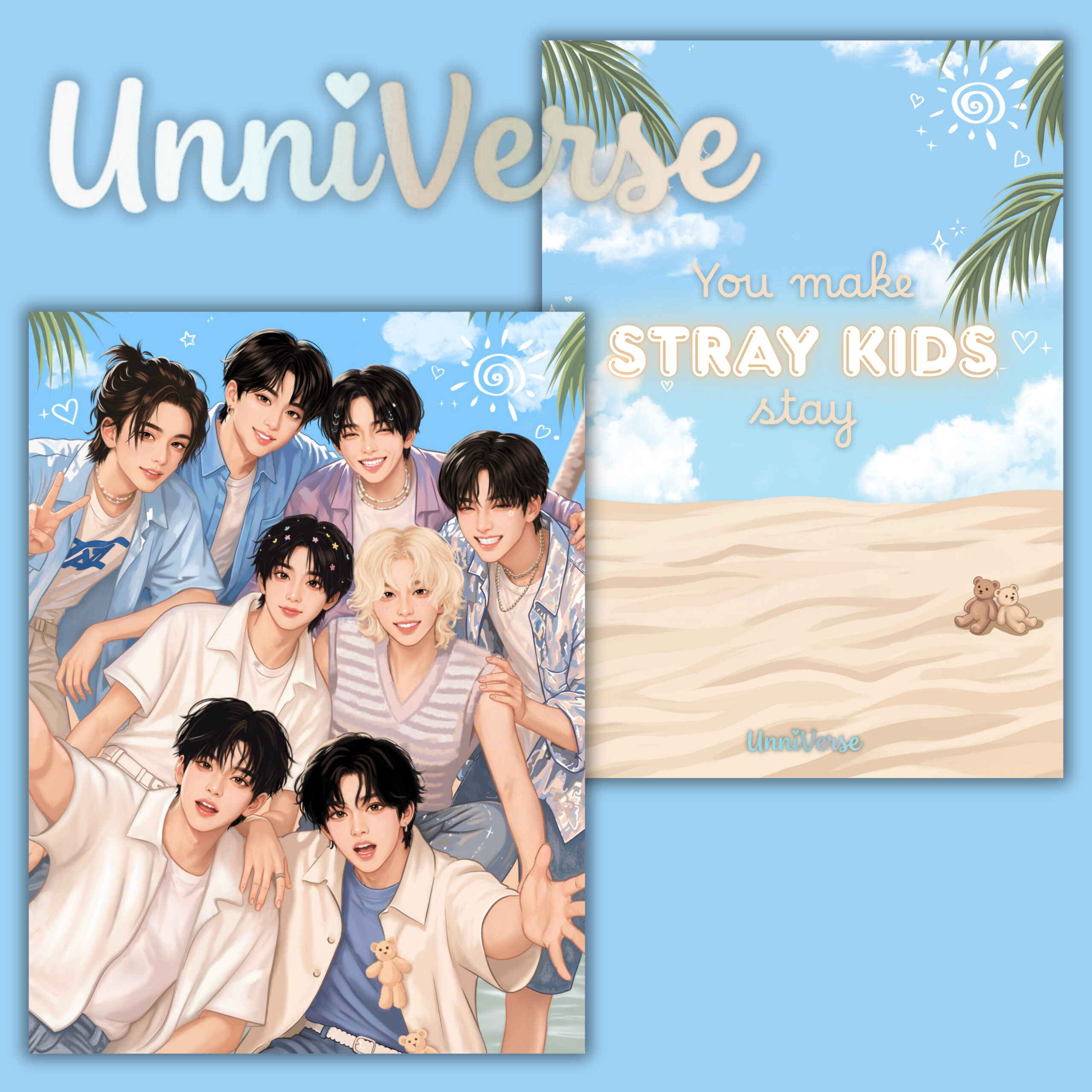 K-pop zápisník STRAY KIDS Summer - Obrázek 3